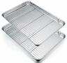 652670652418 Chef Extra Large Baking Sheet And Cooking Rack