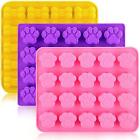 661748051657 Silicone Chocolate Mold Dog Bone And Paw Molds