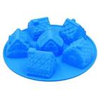 687551625137 Silicone Mold Cake Baking Soap Cavity Christmas House