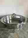 6903 Princess House Heritage Stainless Steel 5 Qt Oval Bake And Serve Dish