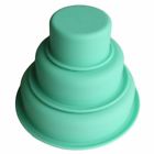 6916299563352 Unbranded Tier Silicone Round Cake Mold Bakeware Pizza