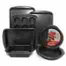 O-bs7 7-piece Bakers Aluminum Bakeware Set Non-stick Safe For Metal Spatula Dishwasher