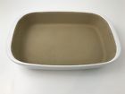 7091 Pampered Chef The Stoneware Rectangular Baking Qt White