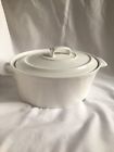 716554298755 Blue Harbor Small Casserole Crockpot Baking Dish White