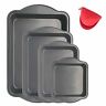 734257716628 Nbftltop Baking Pan Set Of Cake Carbon Steel
