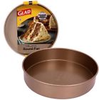 Gld-78014 749732780148 Glad Premium Series Bakeware Inch Round Pan Gold