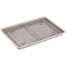 763231476425 Chefmade Roasting Pan With Rack Rectangular Shallow Dish