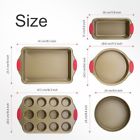764655474110 Novete Bakeware Set Baking Muffin Pan Silicone Handle 764655474110 Novete Bakeware Set Baking Muffin Pan Silicone Handle