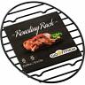 806441011588 Gourmex Black Oval Roasting Rack With Integrated Feet