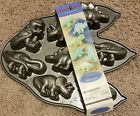 0111720 80824 Nordic Ware Nwt Pro Cast Aluminum Dinosaur Cakelette 011172808240