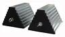 817399016815 Heavy Duty Rubber Wheel Chock With Eyebolt
