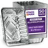 850010419015 Stack Man Heavy Duty Aluminum Foil Pans Pack