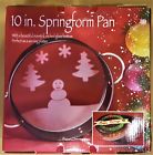 850025005685 Unbranded Springform Pan With Decorative Snowman Holiday Glass 850025005685 Unbranded Springform Pan With Decorative Snowman Holiday Glass
