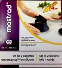 A69410 885902694102 Mastrad New Of Paris Set Silicone Jelly Moulds Black Great