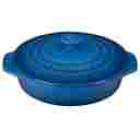 Pg0562s-2417 9.5-inch Le Creuset Stoneware Covered Round Kitchen Casserole Caribbean Blue 630870130707