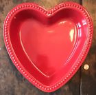 93-hbb24 Chantal New Vintage Qt Heart Baking Dish Mold Dip Serving