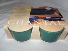 93-rm 08-4 Chantal New Ramekins Dark Green Stoneware Bakeware Set