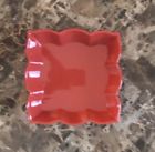 93-tv28-5 Chantal Baking Dish Quart Square Talavera Collection Rust Orange