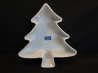 93-xt22 Chantal White Ceramic Christmas Tree Oven Ware Baking 088818044140