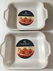 96.16 Emile Henry 2 Casserole Baking Dish Handled Made In France