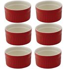 98002rs-6 Anderson Baking Ramekin Ceramic Earthenware Rose Set Of 793842464788