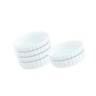 98014-6 Hic Harold Round Creme Brulee Fine White Porcelain 781723981226