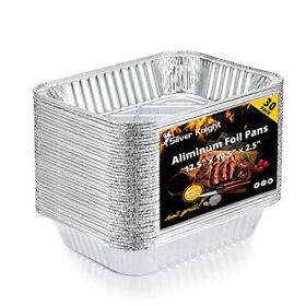 9x13 Aluminum Pans Disposable Foil 30-pack Half Size Deep Steam Table