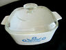 A-1 1-2-b Corningware Blue Cornflower Casserole Baking Serving Dish Bowl