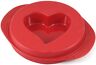 A41610 Orka Paris Red Silicone Reversible Heart Cake Pan 885902416100