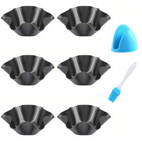 Abgream 191170706646 Tortilla Pan Set 6 Pack Carbon Steel Nonstick Taco Salad Bowl Shell Mak Abgream 191170706646 Tortilla Pan Set 6 Pack Carbon Steel Nonstick Taco Salad Bowl Shell Mak