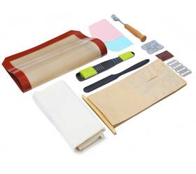 Abiglawn 751314204812 A Complete Bread Making Kit Set 20pcs Including Silicone Baking Mat And Spatula