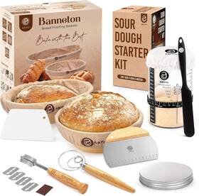 Abioto 800689634004 Sourdough Bread Baking Supplies And Starter Kit Ultimate Making