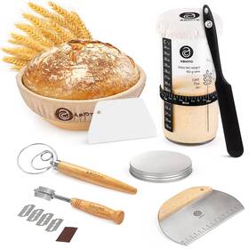 Bbk-9rs-24oz Abioto Sourdough Starter Kit Complete Bread Baking Supplies With 9