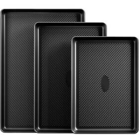 Snph041in165 Adrinfly 3-piece Carbon Steel Baking Sheet Pan Sets Heavy Duty Nonstick Cookie Tray For Snph041in165 Adrinfly 3-piece Carbon Steel Baking Sheet Pan Sets Heavy Duty Nonstick Cookie Tray For