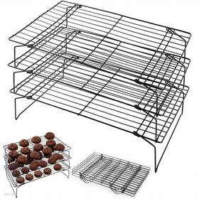 Aivralume 633322498738 4-tier Collapsible Cooling Racks Detachable Wire Rack Stackable Dryi