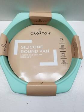 Aldi 061463833785 Set Of 2 - Crofton Silicone Round Pan Teal New 9 Inch