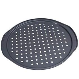 Alices Latest 14 Inch Nonstick Carbon Steel Pizza Pan Bakeware With Holes