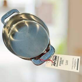 J1410564 All-clad Mini Baker Pan 7 Inch X 5 Oval Stainless Steel Au Gratin Nwt