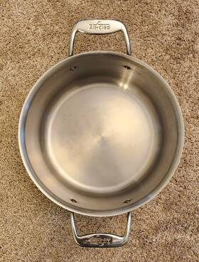 Qt-d5 All-clad 8 Stockpot-with Lid Mirror Finish And Stay-cool Handles Qt-d5 All-clad 8 Stockpot-with Lid Mirror Finish And Stay-cool Handles