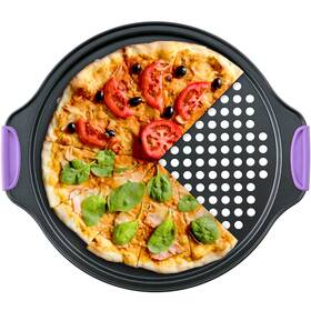 Amazing Abby 712977237704 Chef Stacy - 13-inch Non-stick Pizza Pan With Holes Perforated Crisp Amazing Abby 712977237704 Chef Stacy - 13-inch Non-stick Pizza Pan With Holes Perforated Crisp