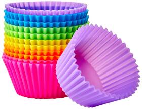 Amazon Basics 841710154368 Reusable Non-stick Silicone Baking Cups Bpa Free Muffin Liners