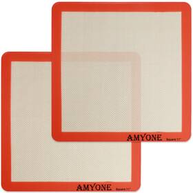 Amyone 772467342336 Square Silicone Baking Mats For 11 Inch Cake Pan/11x11 Cheesecake Pan/toaster