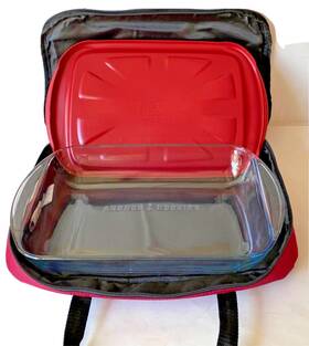 Anchor Hocking 076440121353 3pc Essentials Take N Bake 3 Quart Casserole With Lid Tote Bag New Anchor Hocking 076440121353 3pc Essentials Take N Bake 3 Quart Casserole With Lid Tote Bag New