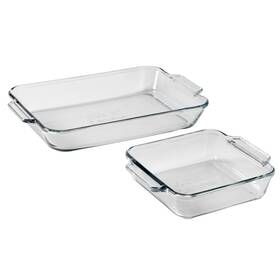 Anchor Hocking 076440152104 Oven Basics Cake Dish 3 Quart Baking Value Pack Temper