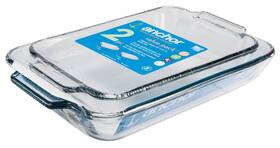 Anchor Hocking 076440827613 Glass Baking Dishes For Oven 2 Piece Set Quart And 3 Casserole
