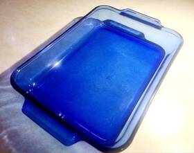Anchor Hocking 076440918595 3 Quart Rectangle Glass Baking Dish Dark Blue Anchor Hocking 076440918595 3 Quart Rectangle Glass Baking Dish Dark Blue