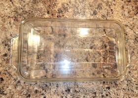 1041 Anchor Hocking Ovenware 1.5 Quart Clear Loaf Dish 5.25 Inch X 9 2.75