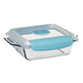 14017l20 Anchor Hocking 8 Inch Square Cake Dish With Truelock Locking Lid Bakeware Clear
