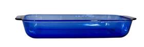 5-1040 Anchor Hocking Vtg Cobalt Blue 3 Quart Glass Baking Dish 9.5 Inch X13.5 Rectangular Pan