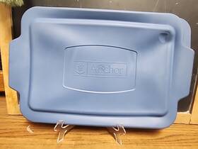 5916 Anchor Hocking 3 Quart Baking Dish Replacement Lid Only Blue